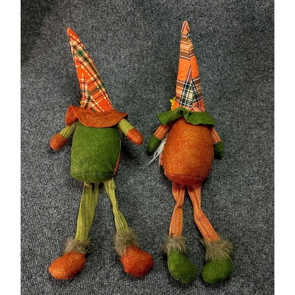 Set of 2 Gnomes Dwarf Stuffed Plush Couple Decorative - Picture 7 of 9